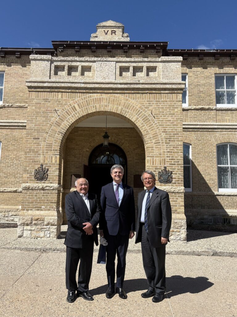 Visita Amb. Cattaneo in Saskatchewan
