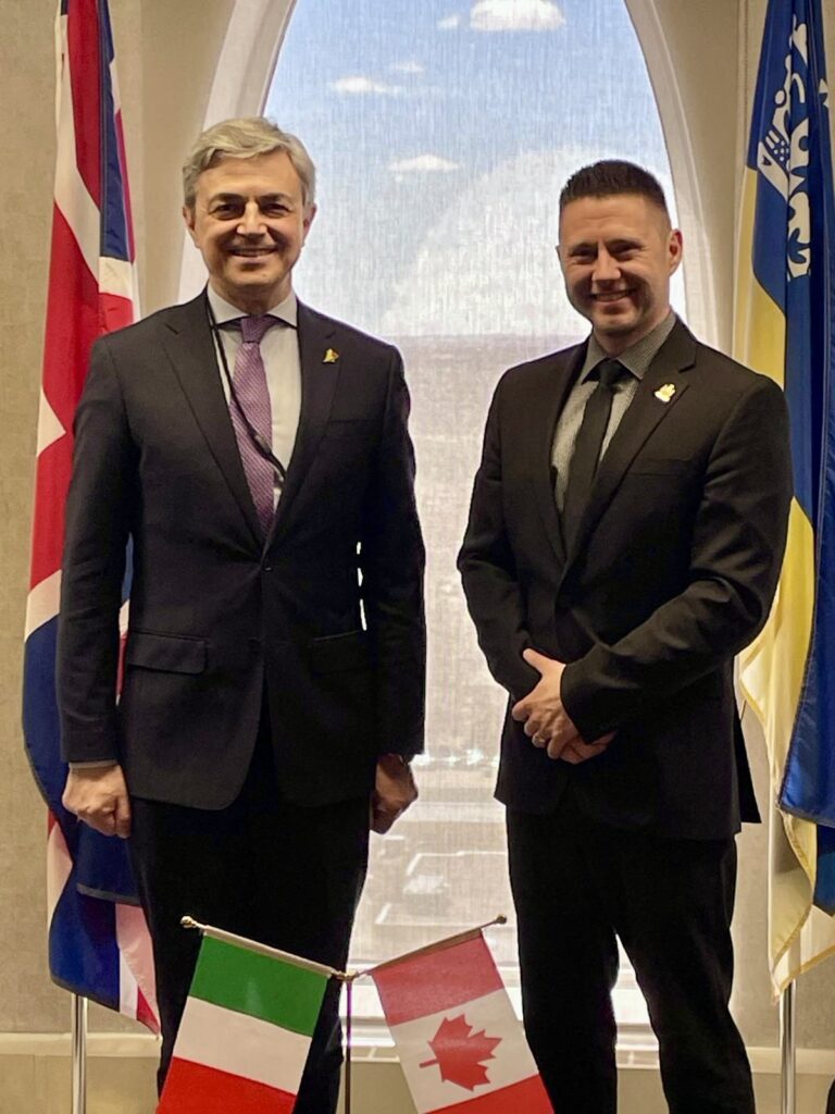 Visita Amb. Cattaneo in Saskatchewan