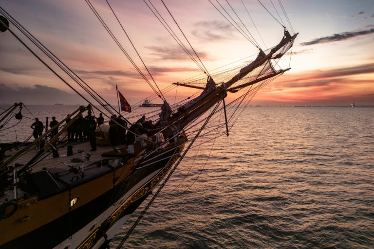 Amerigo Vespucci in navigazione